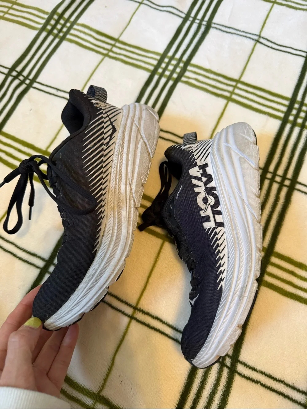 Hoka One One Black Road Running Shoes